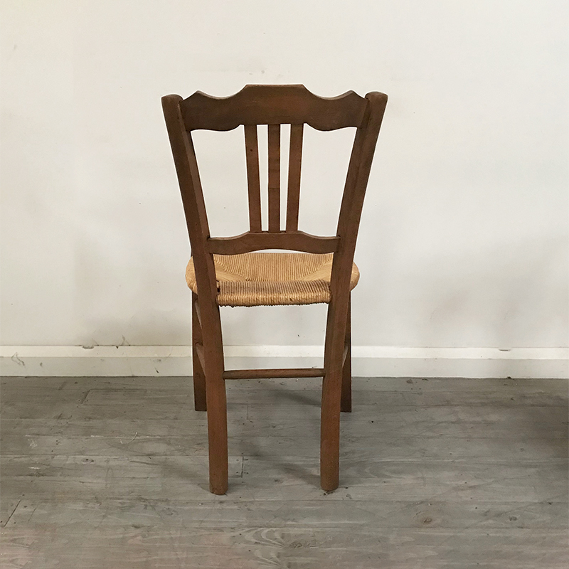 A Set Of Six French Rustic Dining Chairs | Haunt - Antiques for the ...