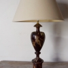 Italian Emperador Marble Lamp