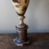 Large, Italian, Neoclassical, Marble Lamp