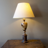 Large, Italian, Neoclassical, Marble Lamp