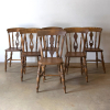 Set of six, English, Turned Back, Dining Chairs main.jpg