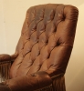 A Delightful Pair Of French Napoleon III Leather Armchairs