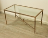 Neoclassical Brass Coffee Table