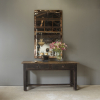 French, Rustic, 2 Drawer Side Table 
