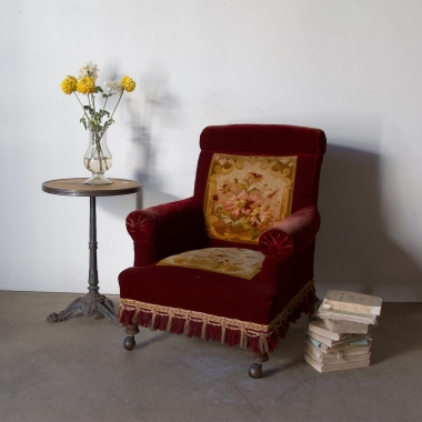 19th Century, Carpet Chair 