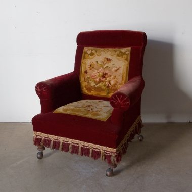 19th Century, Carpet Chair 