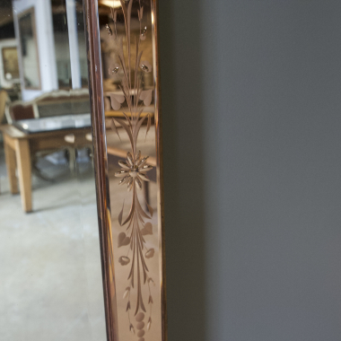 Large Champagne Glass Venetian Mirror