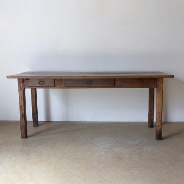 French, 19th Century, Rustic, Farmhouse Table