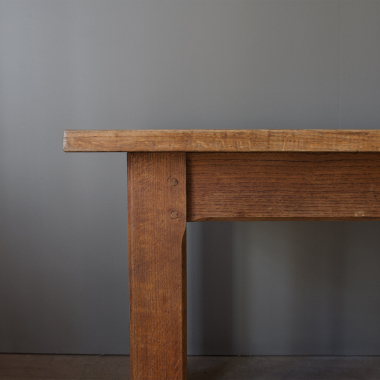 Solid, French, Oak Table 