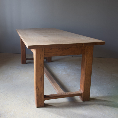 Solid, French, Oak Table 