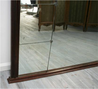 Enormous French 1920's bistro mirror