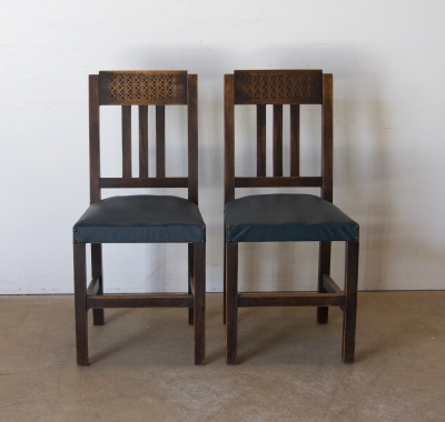 Set of 6 French, 1930's, Dining Chairs