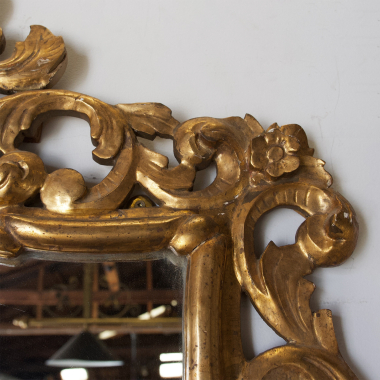 French, 19th Century, Giltwood Mirror