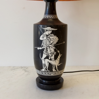 Mid Century Grecian Style Lamp