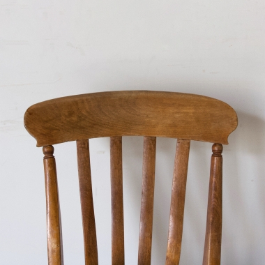 Set Of Six, English, Provincial, Dining Chairs 