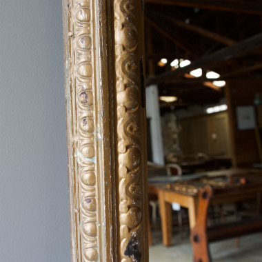 Extremely Large, English, Gilt Mirror 