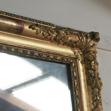  A Large Louis Philippe Period Giltwood Pier Mirror 