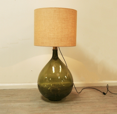Monumental French Wine Bottle Lamp