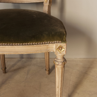 French, 19th Century, Louis 16 Style, Side Chairs 