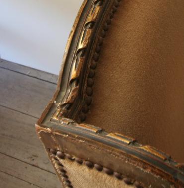 Pair of Louis 16th Style 19th Century Bergères