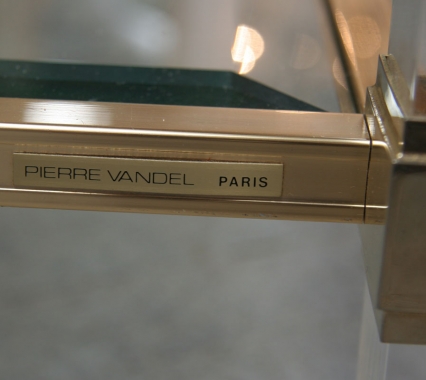 Pierre Vandel Lucite Side Table