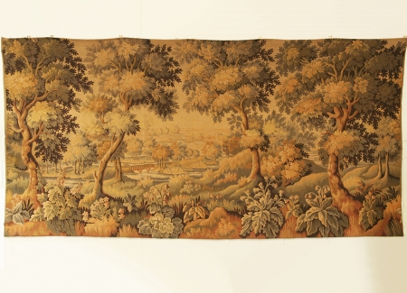 Large French Vintage Tapestry