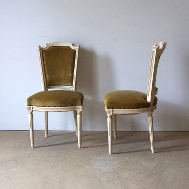 Set Of Six Louis 16 Style Dining Chairs