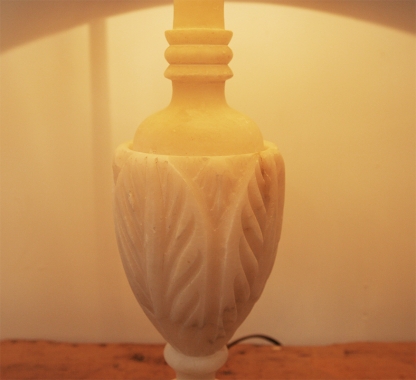 French Vintage Alabaster Lamp