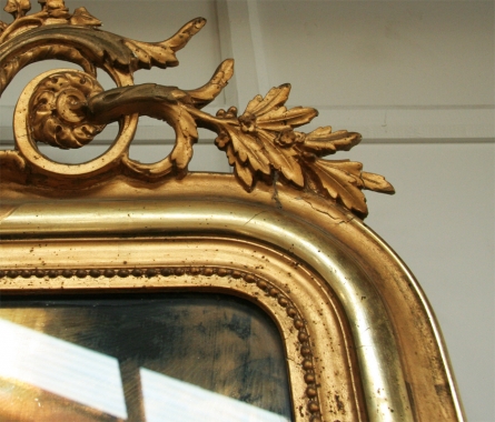 French Régence Style Gilt Mirror