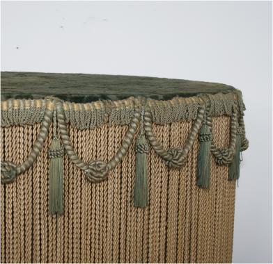 Fringed Belle Époque Occasional Table