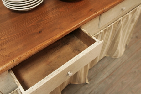 French Provincial Kitchen Side Table