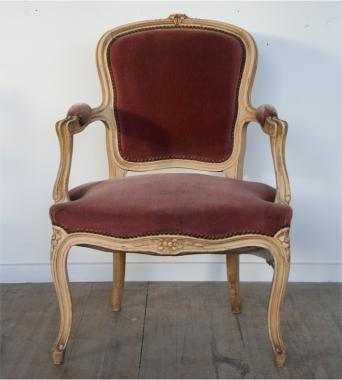 A Pair Of Louis 15 Style Fauteuils