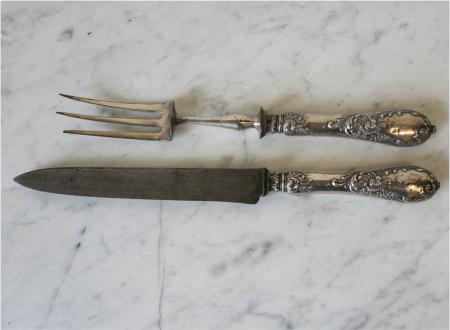 French Silver Plated Serving Set