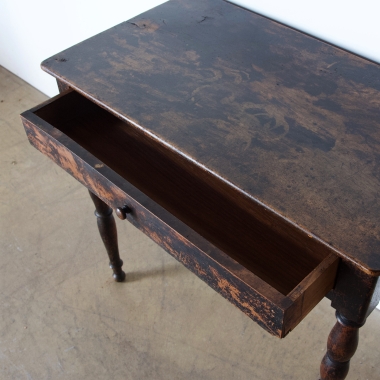 French, 19th Century, Rustic, Side Table 