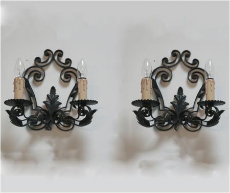 Spanish Scrolled Sconces