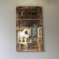 Large Champagne Glass Venetian Mirror