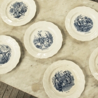 French Chinoiserie Plates