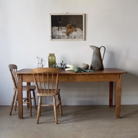 French, 19th Century, Pine, Farmhouse Table