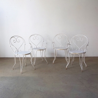 French Wrought Iron Garden Chairs