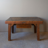 English, Industrial Side Table 